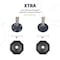 Snappad TRAILER JACK ACCESSORIES Rubber; Fits 9 Inch Round Jack Foot; Black; 11 Inch Diameter; Set Of 6 XTRSP6 - alternate 4
