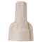 Gardner Bender HexLok Wire Connector, 22 to 8 AWG Wire, Copper Contact, Thermoplastic Housing Material, Tan 19-1H1 - alternate 1