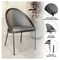 Leisuremod Urbane Collection Modern Dining Chair in Charcoal, 2PK UC21CH2 - alternate 6