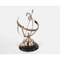 Homeroots 14" Brass And Black Metal Hand Painted Figurine Tabletop Sculpture 364218 - alternate 2