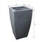 Algreen Madison Charcoal 49 gal Rain Barrel Polyethylene 84302 - alternate 6