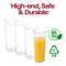Smarty Had A Party 10 oz. Clear Round High Ball Disposable Plastic Cups (250 Cups), 250PK 2621-CASE - alternate 3