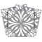 Homeroots 8" X 8" Gray And White Spire Peel And Stick Removable Tiles 390642 - alternate 2