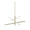 Afx Knoll - LED Pendant - 36in - Light Antique Brass KNOP36LAJUDLB - alternate 6