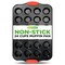 Nutrichef 24-Cup Nonstick Mini Muffin Pan, Black BKNCSBS10SMUFP - alternate 1