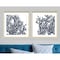 Homeroots Set Of Two Blue Coral I Silver Framed Print Wall Art, 2PK 416407 - alternate 2