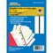 Tabbies 2" ERASABLE WRITE-ON INDEX TABS, BLUE, 2"W - 1/2" TAB EXTENSION, 12 TABS/PACK, 10 PACKS/BOX, 10PK 58807 - alternate 3