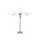 Bambrella 7' Square Bamboo Market Umbrella s/1.5" Pole Diameter-Ice White Canopy 2.1m SQ-L-IW - alternate 1
