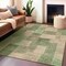 Homeroots 5' X 8' Artichoke Green Geometric Washable Indoor Outdoor Area Rug 608257 - alternate 3