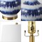 Jonathan Y Tucker 30.5" Ceramic/Metal LED Table Lamp, Blue/White JYL3054B - alternate 6