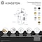 Kingston Brass Thermostatic Tub and Shower System, Brushed Brass KSK36370PL - alternate 2