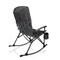 Picnic Time Family Of Brands Outdoor Rocking Camp Chair, Gunmetal Gray 805-01-105-000-0 - alternate 4