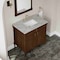 James Martin Vanities Kinnsden 36" Single Vanity, Sable Oak w/ 3 CM Victorian Silver Silestone Top D680-V36-SBK-3VSL - alternate 4