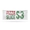 Signmission Pizza Slice $3, 24 Inch x 72 Inch, Vinyl Banner B-72-30807 - alternate 1