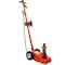 Wrightmaster 35 Ton Hydraulic Air-Operated Axle Bottle Jack with 4 Extension Saddles & Built-In Wheels, Red ZR-W46564155 - alternate 1