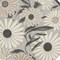 Homeroots 5' Beige And Gray Round Floral Indoor Outdoor Area Rug 545007 - alternate 4