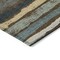 Homeroots 5' X 8' Brown Beige And Green Striped Washable Indoor Outdoor Area Rug 598885 - alternate 4