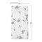 Smarty Had A Party White with Silver Paint Splatter Paper Dinner Napkins 600 Napkins, 600PK 2192-CASE - alternate 4