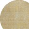 Homeroots 8' Gold And Beige Round Geometric Washable Indoor Outdoor Area Rug 594547 - alternate 4