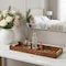 Homeroots 24in Brown Solid Wood Handmade Vanity Tray With Handles 713540 - alternate 6