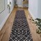 Jonathan Y Aksil Moroccan Beni Souk Black/Cream 2 ft. x 8 ft. Runner Rug MOH208E-28 - alternate 4