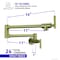 Anzzi Braccia Series 24in Wall Mounted Pot Filler in Brushed Brass KF-AZ258BG - alternate 5
