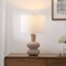 Jonathan Y Matheo 24 in. Modern Minimalist Sculptural Oak-Grain Resin LED Table Lamp, Antique Brown JYL5708A - alternate 3