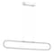 Jonathan Y Ned 39" Dimmable Adjustable Integrated LED Metal Linear Pendant, Chrome JYL7021A - alternate 7