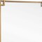 Homeroots 22" Gold Metal Square Accent Mirror 574049 - alternate 2
