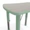 Flash Furniture Commercial Plastic Adjustable Height Activity Table-Light Gray/Sage, 26.5x21.75 YU-YCY-098-RECT-TBL-SAGE-GG - alternate 3