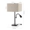 Jonathan Y Austin 25.5" 2-Light Farmhouse Industrial Iron LED Table Lamp w/USB Charging Port and Adjustabl, 2PK JYL1112A-SET2 - alternate 4