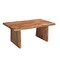 Homeroots 74" Brown Wood Double Pedestal Base Live Edge Dining Table 565236 - alternate 7