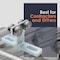 Newhouse Electric 1-5/8 in. Trade Size Steel Electric Hoist Mount 4-Wheel Trolley Assembly with Sealed Bearings EL4W-158H - alternate 2