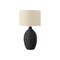 Monarch Specialties Lighting, 30"h, Black Rattan, Beige Shade, Transitional I 9918 - alternate 1