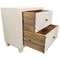 Homeroots 30" Ivory Two Drawer Nightstand 488773 - alternate 2