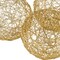 Homeroots Set of Three Gold Wire Five Inch Decorative Orbs, 3PK 373742 - alternate 6