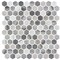 Andova Tiles Avery 1-in. Honeycomb Polished Upcycled Glass Floor and Wall Mosaic Tile (0.94 Square Feet Per Box) ANDAVE1247 - alternate 4