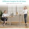 Simple Deluxe Electric Standing Desk, Adjustable Height Stand up Desk, 24x48 Inches Sit Stand Home Office Desk wi 3A88TDESKP4824V3YLW - alternate 5