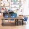 Regency Kee Mobile Adjustable Classroom Table W/ 2 Andy Mobile Chairs, 48 in W, 24 in L, Noble Oak MT4824NOAPCBK45NV - alternate 4