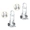 Mytee Products Aluminum Hand Truck Dolly w/ P Handle and 10in Caster Wheels 600lbs Capacity, 2PK HT-AL-201x2 - alternate 5