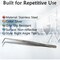 A2Z Scilab Tweezers, Fine Serrated Tip Lab Forceps, 8 inch, Right Angled, Stainless Steel A2Z-ZR1121 - alternate 3