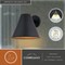 Vaxcel Smith, 9 in H, Black Outdoor Wall Sconce, Metal Shade, Dark Sky T0819 - alternate 3