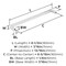 Amerock Metro 6-5/16 inch (160mm) Center-to-Center Polished Chrome Cabinet Pull, 10PK 10VMP3729226 - alternate 2