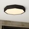 Vaxcel Diversey 15.75-In. LED Flush Mount Ceiling Light, Textured Black, Frosted White Shade C0364 - alternate 4