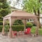 Sunjoy 11 ft. x 11 ft. Khaki Pop Up Portable Steel Gazebo A109000101 - alternate 4