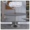 Leisuremod Round 47.24 in W, 29.35 in L, Sintered Stone/Stainless Steel, Grey VT23BS-48GRS - alternate 3