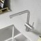 Blanco Linus Low Arc Pull-Out Dual-Spray Kitchen Faucet - PVD Steel 526366 - alternate 4