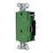 Hubbell Wiring Device-Kellems Straight Blade Receptacle, 5-15R, 15 A, 125V AC, 2 Pole, 3 Wire, Surface Mount, Grounded DR15STGNTR - alternate 1