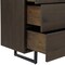 Homeroots 60" Dark Brown Solid Wood Six Drawer Double Dresser 518614 - alternate 2
