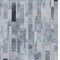 Homeroots 10' X 14' Blue And Gray Striped Washable Indoor Outdoor Area Rug 615517 - alternate 3